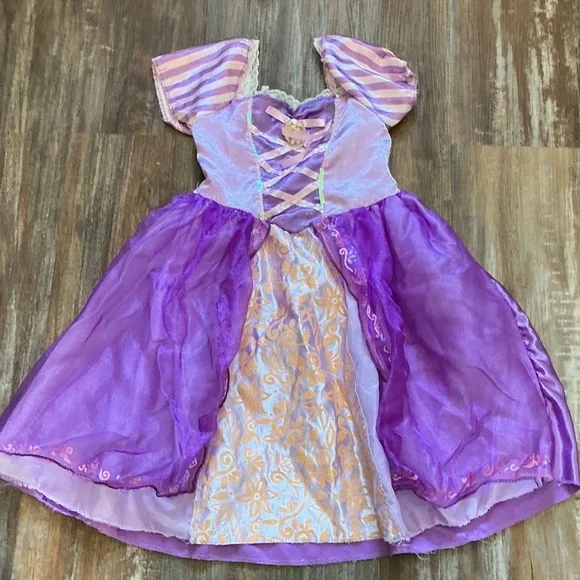 Disney Costumes | Disney Rapunzel Enchanted Purple and Gold Costume | Color: Gold/Purple | Size: Medium | Sweetlennon's Closet